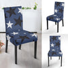 Star Print Pattern Chair Cover-grizzshop