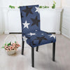 Star Print Pattern Chair Cover-grizzshop