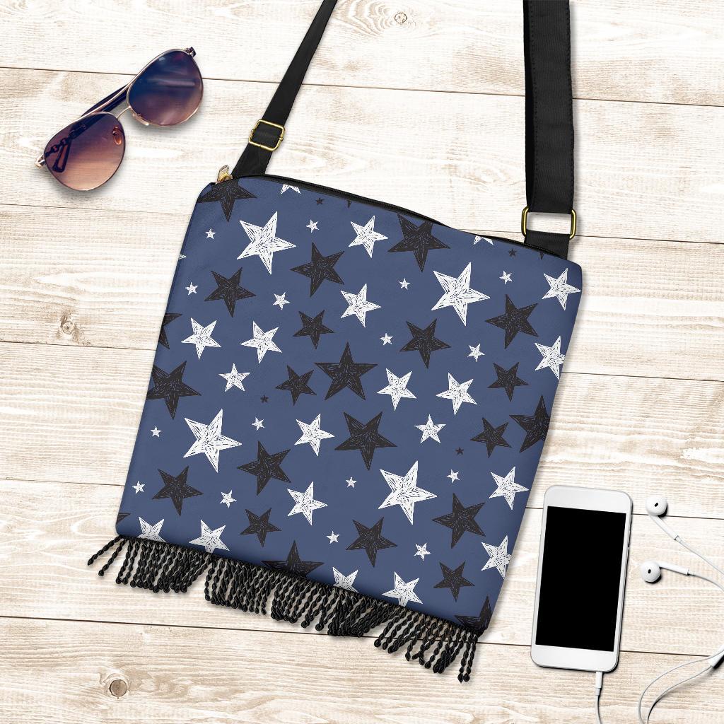 Star Print Pattern Crossbody bags-grizzshop