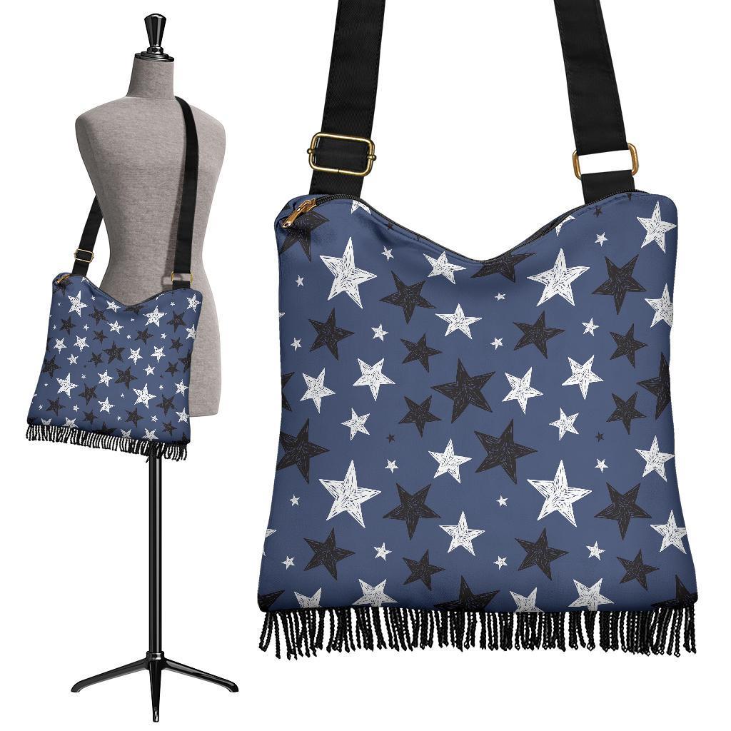 Star Print Pattern Crossbody bags-grizzshop