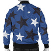 Star Print Pattern Men's Bomber Jacket-grizzshop