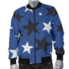 Star Print Pattern Men's Bomber Jacket-grizzshop