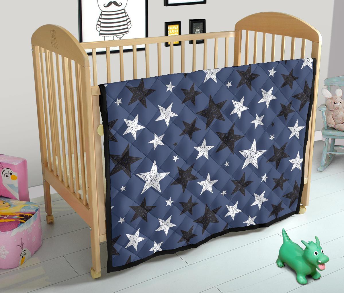 Star Print Pattern Quilt-grizzshop