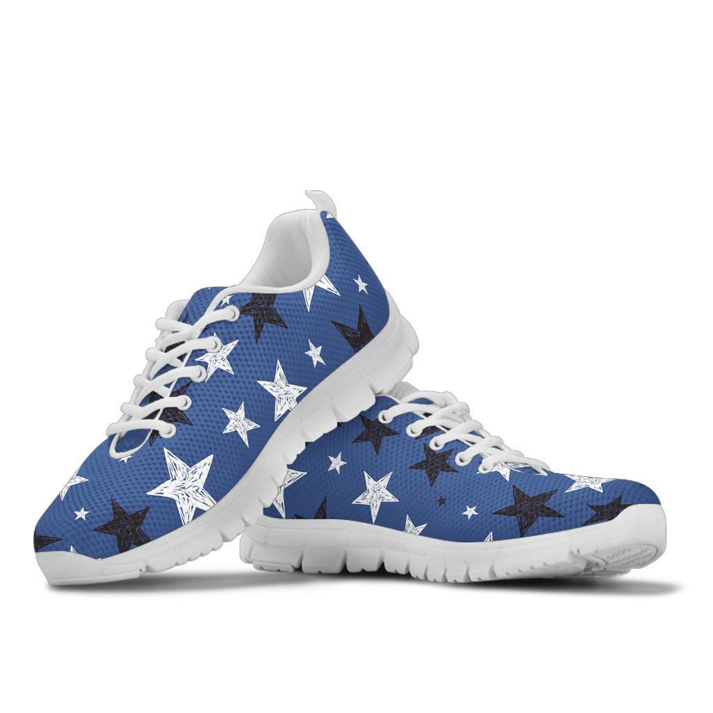 Star Print Pattern Sneaker Shoes For Men Women-grizzshop