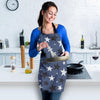 Star Print Pattern Women's Apron-grizzshop