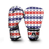 Star USA Patriotic Print Pattern Boxing Gloves-grizzshop