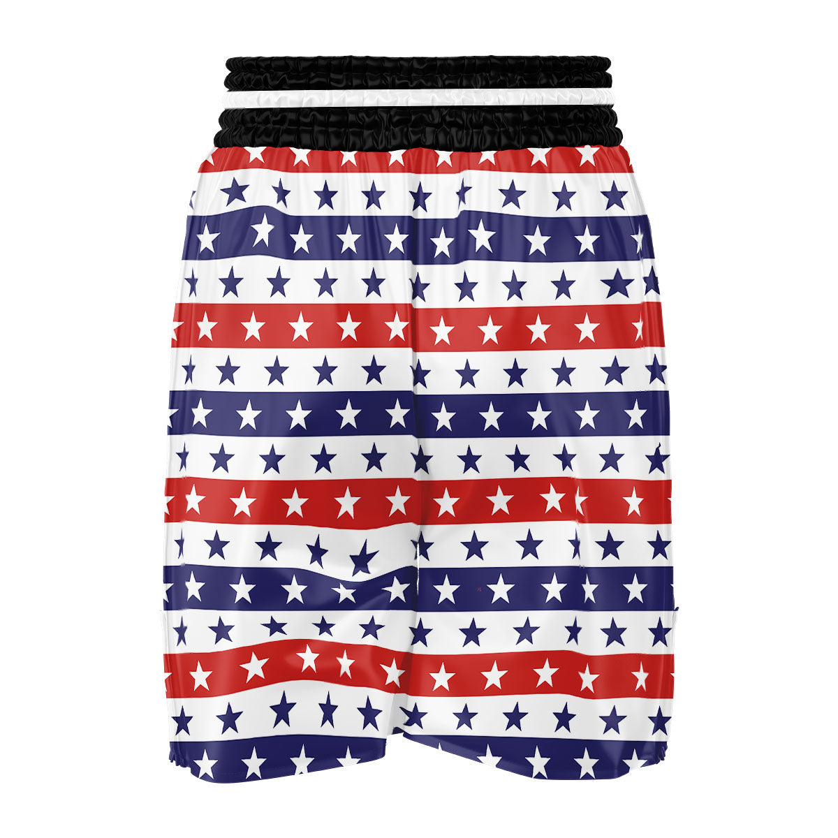 Star USA Patriotic Print Pattern Boxing Shorts-grizzshop