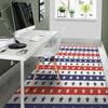 Star USA Patriotic Print Pattern Floor Mat-grizzshop