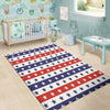 Star USA Patriotic Print Pattern Floor Mat-grizzshop