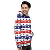 Star USA Patriotic Print Pattern Men's Hoodie-grizzshop