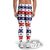 Star USA Patriotic Print Pattern Men's Leggings-grizzshop