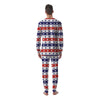 Star USA Patriotic Print Pattern Men's Pajamas-grizzshop