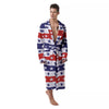 Star USA Patriotic Print Pattern Men's Robe-grizzshop