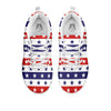 Star USA Patriotic Print Pattern White Sneaker-grizzshop