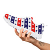 Star USA Patriotic Print Pattern White Sneaker-grizzshop