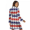 Star USA Patriotic Print Pattern Women's Robe-grizzshop