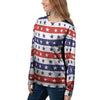 Star USA Patriotic Print Pattern Women's Sweatshirt-grizzshop