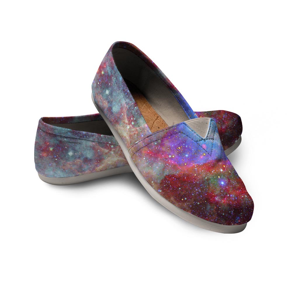 Star Nebula Galaxy Space Canvas Shoes-grizzshop
