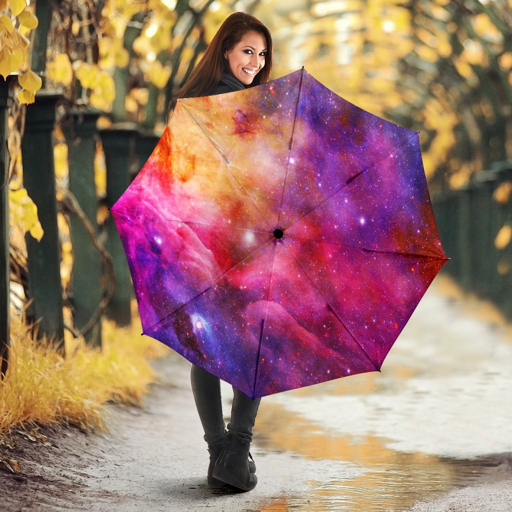 Stardust Galaxy Pattern Print Umbrella-grizzshop