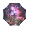 Stardust Space Galaxy Purple Print Foldable Umbrella-grizzshop