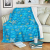 Starfish Ocean Print Pattern Blanket-grizzshop