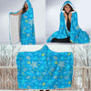 Starfish Ocean Print Pattern Hooded Blanket-grizzshop