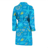 Starfish Ocean Print Pattern Men Long Robe-grizzshop