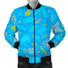 Starfish Ocean Print Pattern Men's Bomber Jacket-grizzshop