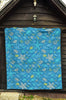 Starfish Ocean Print Pattern Quilt-grizzshop