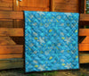 Starfish Ocean Print Pattern Quilt-grizzshop