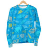 Starfish Ocean Print Pattern Women's Sweatshirt-grizzshop