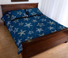 Starfish Pattern Print Bed Set Quilt-grizzshop