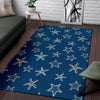 Starfish Pattern Print Floor Mat-grizzshop