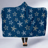 Starfish Pattern Print Hooded Blanket-grizzshop