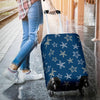 Starfish Pattern Print Luggage Cover Protector-grizzshop