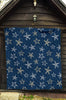 Starfish Pattern Print Quilt-grizzshop