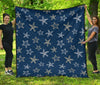 Starfish Pattern Print Quilt-grizzshop