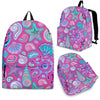 Starfish Pink Print Pattern Backpack-grizzshop