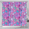 Starfish Pink Print Pattern Bathroom Shower Curtain-grizzshop