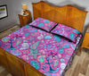 Starfish Pink Print Pattern Bed Set Quilt-grizzshop