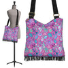 Starfish Pink Print Pattern Crossbody bags-grizzshop