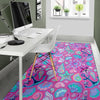 Starfish Pink Print Pattern Floor Mat-grizzshop