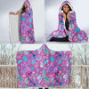 Starfish Pink Print Pattern Hooded Blanket-grizzshop