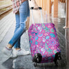 Starfish Pink Print Pattern Luggage Cover Protector-grizzshop