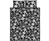 Starfish Print Pattern Bed Set Quilt-grizzshop