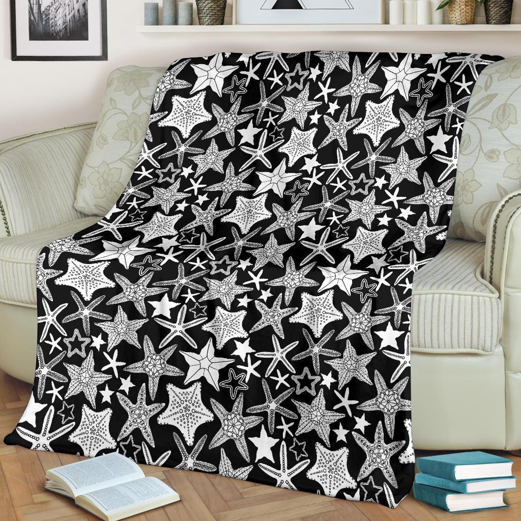 Starfish Print Pattern Blanket-grizzshop