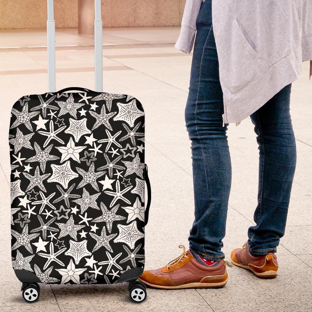 Starfish Print Pattern Luggage Cover Protector-grizzshop