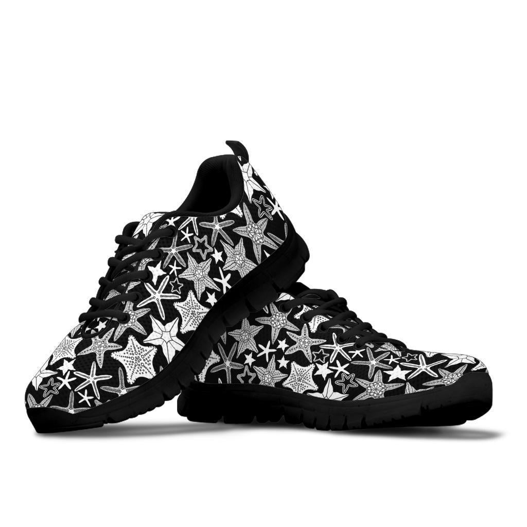 Starfish Print Pattern Sneaker Shoes For Men Women-grizzshop