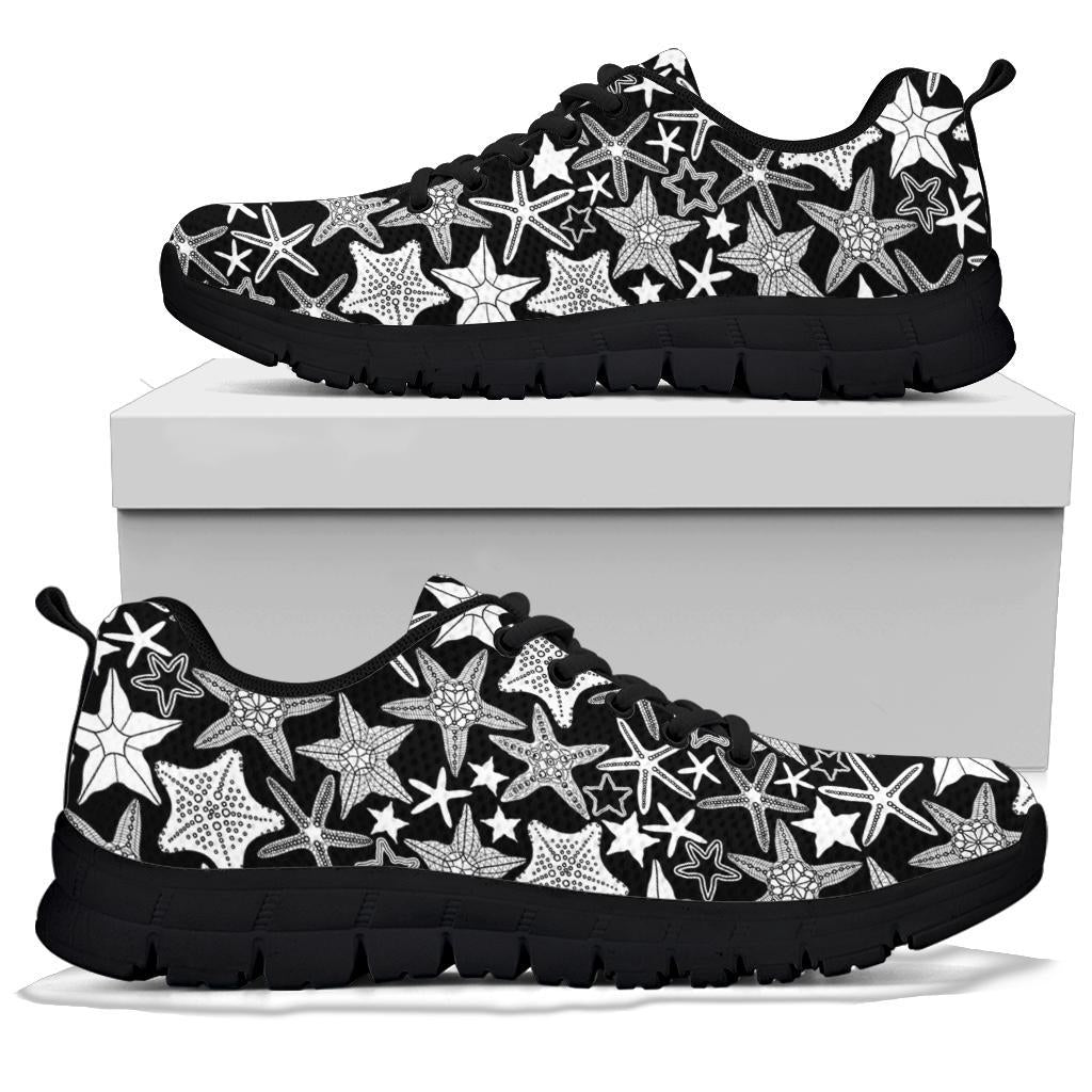 Starfish Print Pattern Sneaker Shoes For Men Women-grizzshop