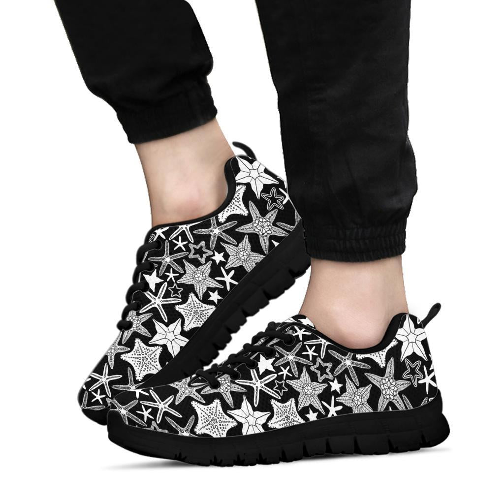 Starfish Print Pattern Sneaker Shoes For Men Women-grizzshop